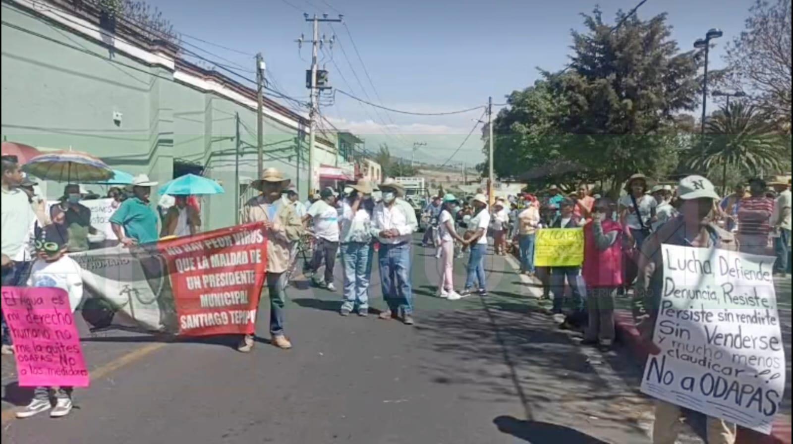 Vecinos Salen A La Calle Para Rechazar Creación De Organismo Municipal De Agua En Tenango Del